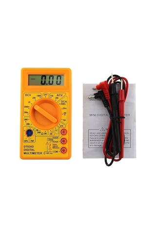 Dijital Ölçü Aleti Dt - 830d Multimetre Avometre