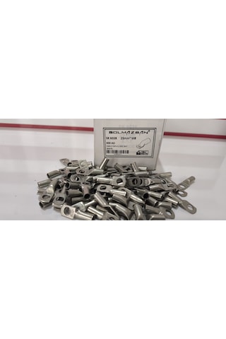 Solmazsan Skp Ekonomik Tip Kablo Pabucu 25 Mm² M8 -sk 6028 Adet: 50 Adet