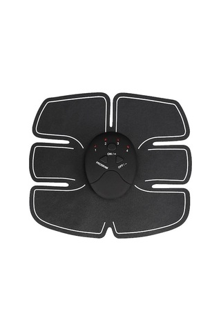 Moveevo Ev Fıtness Ems Akıllı Karın Kasları Bandı - Gürültüsüz Masaj Ve Kas Geliştirme Aleti, Şarjlı 3'lü Set İle Vücut Şekillendirme Siyah