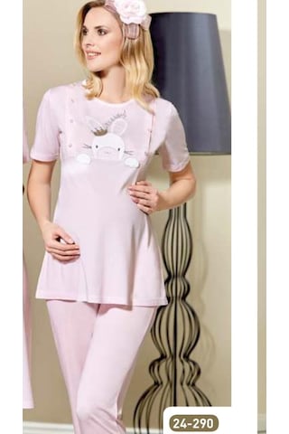 Flz 24-290 Yeni Sezon Hamilelohusa Pijama Takımı
