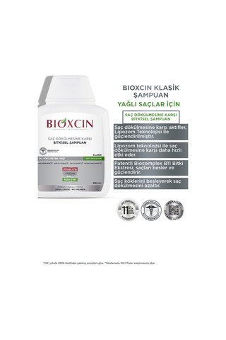Klasik Yağlı Saçlar Için Şampuan 300 Ml-