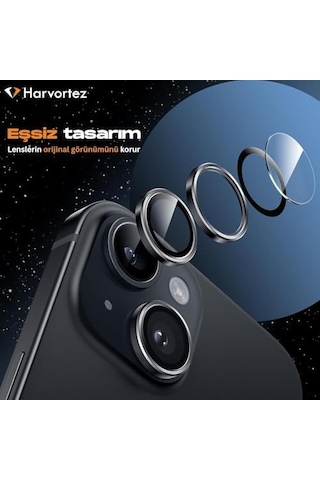 İphone 11,11 Pro,11 Pro Max,12,12 Pro İçin, Kamera Lens Koruyucu, Basit Kurulum, Hd Berrak Görüntü, Metal Çerçeve, 9h Temperli Cam, Çizilmeye Dayanıklı, Camera Lens Protector Siyah