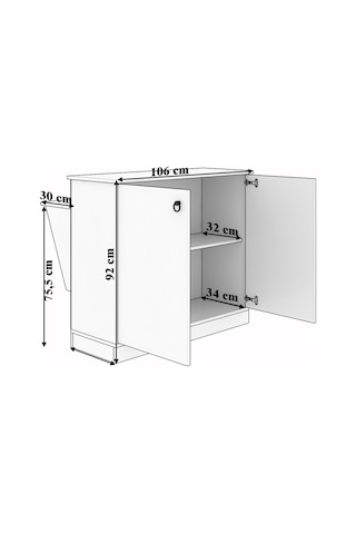 Anka Ada Iki Kapaklı Şık Fonksiyonel Mutfak Adası Mutfak Masası