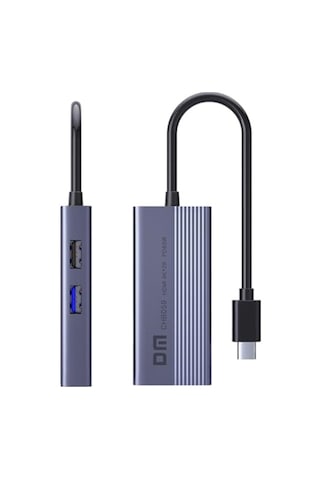 Ayrex Chb059 Type-c To 4k Hdmı 2 Usb-a Pd 60w Sd Ve Micro Sd Kart Okuyucu Çoklayıcı Hub