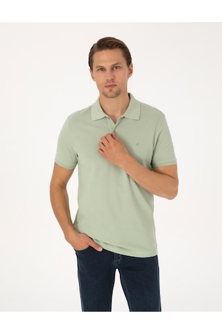 Pierre Cardin Erkek Çağla Tişört Basic 50325323-vr016 Yeşil