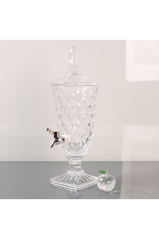 Paçi Cam Su Sebil 2 Litre Cam Musluklu Şerbetlik 400382