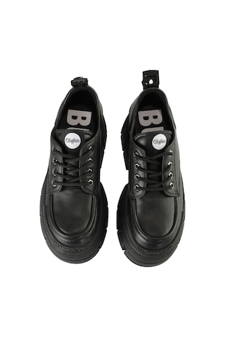 Oxford Klasik Kadın 1622349 Buffalo Gospher Lace Up Cs - Vegan Nappa - Black Siyah