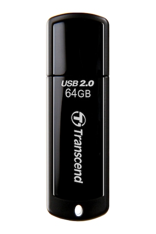 Transcend TS64GJF350 64GB Pen Drive USB2.0 Siyah USB Bellek