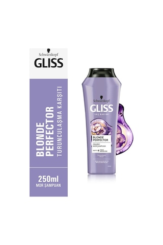 Gliss Blonde Perfector Turunculaşma Karşıtı Mor Şampuan 250 ML