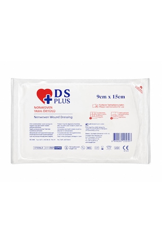 Ds Sağlık Nonwoven Yara Örtüsü 9cm 15cm 10'lu