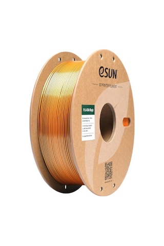 Esun Silk Pla+ Filament Çift Renk Siyah-altın