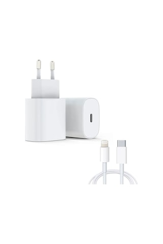 Fitplus Pd25w Usb-c Type-c To Lightning Kablolu Şarj Aleti Set -