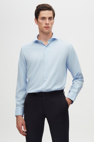 D'S Damat Ds Damat Slim Fit Açık Mavi İtalyan Yaka Kolay Ütülenebilir 2'li Gömlek 2hf02ortbn85 Açik Mavi