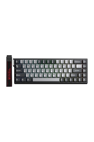 Aula Win68 He Pro Manyetik Klavye Rapid Trigger Xingyi Switch 8000hz Rgb Tkl Hot Swap Oyuncu Klavyesi Gri