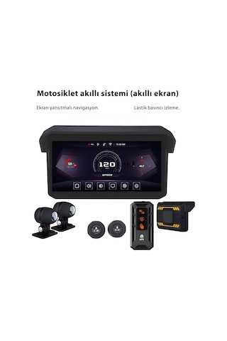 İdragon M11d 5" Su Geçirmez Motosiklet Carplay & Android Auto Ekranı - Lastik Basınç Sensörü
