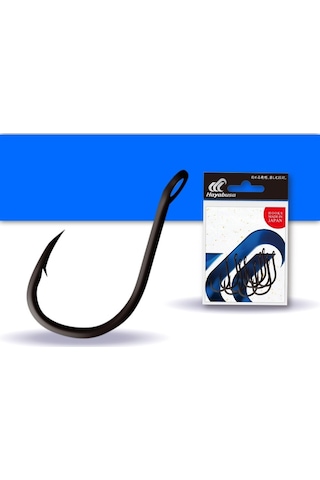 Hayabusa Hchn 018 Delikli Papağan Olta İğnesi Black Nikel No : 8