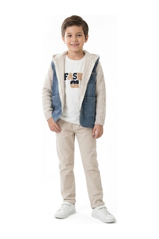 Xo Kids Erkek Çocuk 3lü Alt Üst Takım 6-9 Yaş 13209 Bej