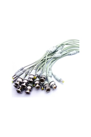 Powergate Pg-001, Vidalı Bnc + Power Jack, 10 Lu Paket