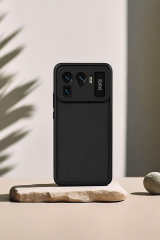 Mi 11 Ultra Ve Mi 11 Uyumlu Kamera Çıkıntılı Mat Silikon Telefon Kılıfı Resimdeki