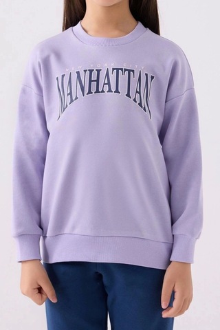 Kız Çocuk Eşofman Takım - Lila Lila