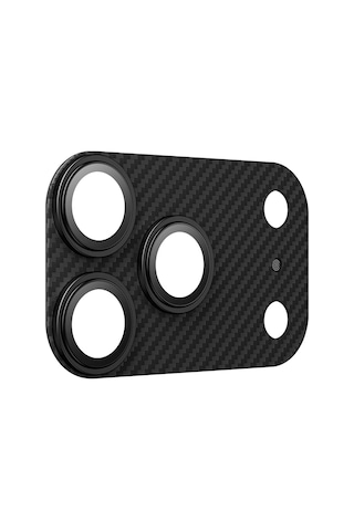 Apple Uyumlu   iPhone 17 Pro Max Benks Armorwarrior Serisi 600d Kevlar Kamera Lens Koruyucu Siyah