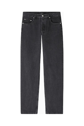 A.p.c Taşlanmış Ekstra Geniş Unisex Premium Denim Pantolon Siyah
