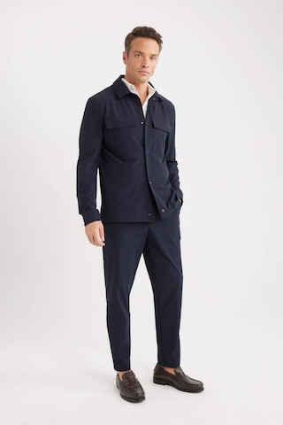 DeFacto Regular Fit Polo Yaka Çıtçıt Kapamalı Cepli Teknik Gömlek Ceket B7396AX25SPNV106