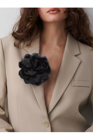 Blucome Çiçek Broş 187830951 Siyah