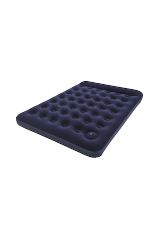 Bestway Pavillo Queen Flocked Air Bed Çift Kişilik Şişme Kamp Yatak Lacivert Lacivert