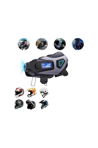 Kask İçi Bluetooth Kulaklık Kamera Özellikli Uzun Pil Ömrü Ve Su Geçirmez 93155215