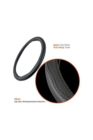 Carub Direksiyon Kılıfı 42 cm Siyah BR1841378