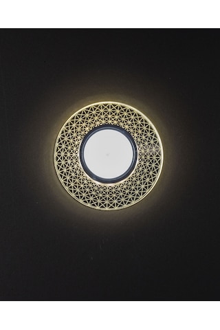 2 Adet Noas Yl65 1767 İris Led Çerçeveli 4000k Yuvarlak Kristal Cam Spot Kasa Beyaz