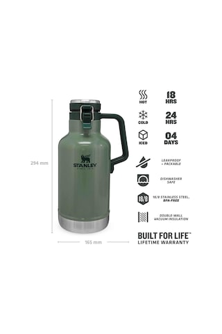Stanley 64oz Classıc Vac Growler H.green Eu As1001941067 Yeşil