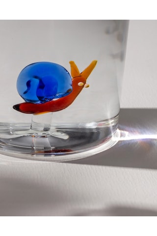 Madame Coco Violet Borosilikat Cam Bardak - Sarı/mavi - 350 Ml 8684427179772 Çok Renkli