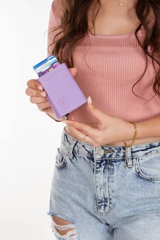 Newish Polo Erkek Mekanizmalı Kartlık Ve Cüzdan New145 - Lila