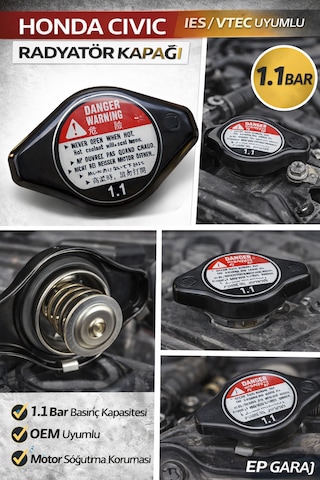 Honda Civic İes Vtec 1996-2006 Model Manuel Ve Otomatik Vites Uyumlu 1.1 Bar