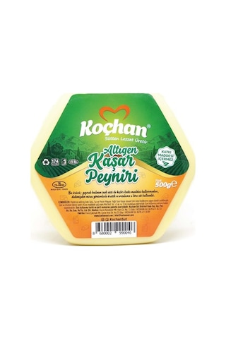 Koçhan Altıgen Kaşar Peyniri 500 G Koçhan Altıgen Kaşar Peyniri 500 G