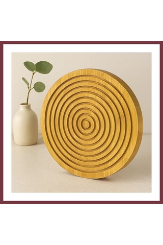 Storeşahin Ahşap Bambu Sunum Tepsisi 28 Cm - Çift Taraflı Shn0720