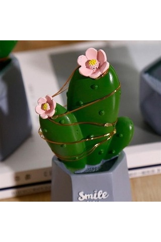 Buffer Led Işıklı Kaktüs Biblo Ev Dekorasyon Ve Hediyelik Eşya Led Aydınlatma Çok Renkli