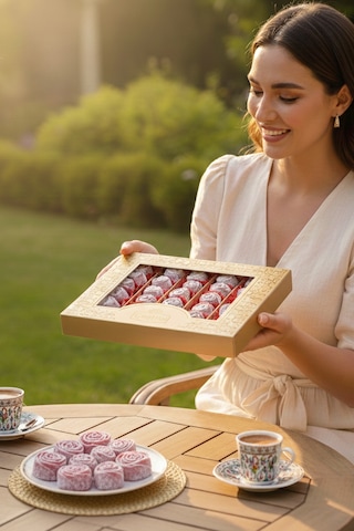 Glutensiz Roselight Artizan Aromalı Patentli Türk Gül Lokumu 600 Gram