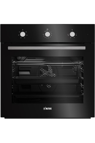 Altus ALA133B - ALA181 - ALA521B Siyah Inox Eko Ankastre Set