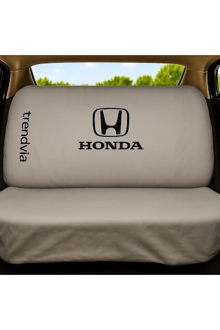 Honda Uyumlu Gri Renk Penye Kumaş Oto Koltuk Kılıfı Takımı Ön Ve Arka Servis Kılıfı Seti