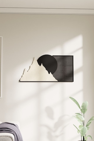 Dekoratif Minimal Manzara Tasarımlı Ahşap Tablo