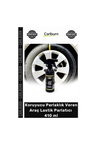 Lastikparlatıcı 410 Ml Parlatıcı Koruyucu Parlaklık Veren Estetik Siyah Araç Lastik Parlatıcı