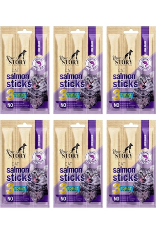 Cat Salmon Stick 6 Adet 3x5gr. Somonlu, Çubuk, Kedi Ödül Maması