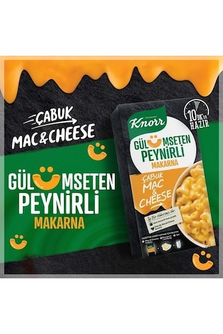 Knorr Çabuk Mac and Cheese Peynirli Makarna 212 G