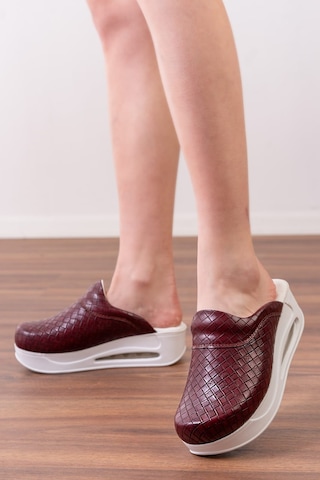Blum Sabo Terlik Bordo Air Max Ortopedik Ve Anatomik Sabo Terlik Bordo