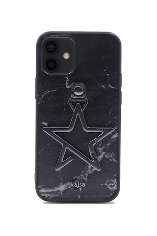Kajsa Apple Uyumlu iPhone 12 Pro Kılıf Kajsa Starry Serisi Marble Kapak ZORE-216742