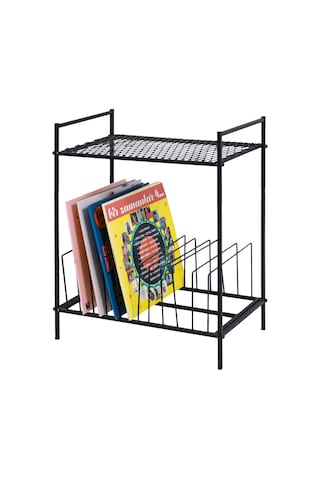 Akıs Home Plak & Pikap Sehpası Metal Siyah