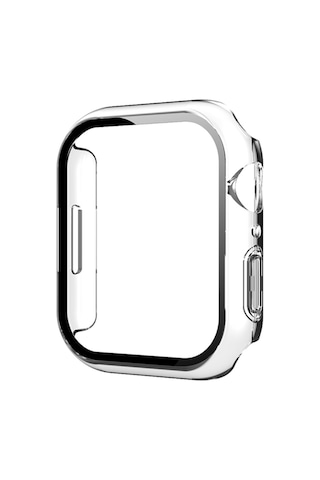 Watch 10 42mm Sert Pc Kasa Ve Ekran Koruyucu Watch Gard 37 - Siyah
